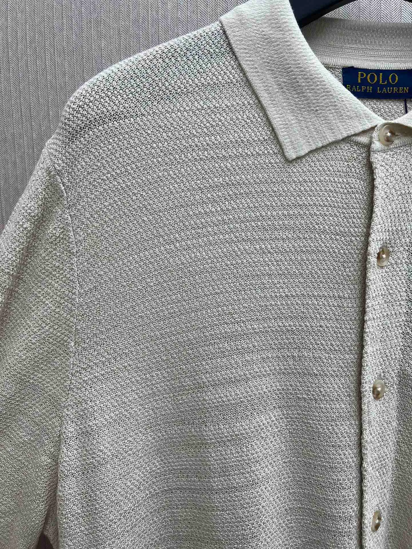 🅿️540 Polo 25 new solid color lapel single-breasted long-sleeved shirt for men, new stone color, code number: S.M.L.XL.